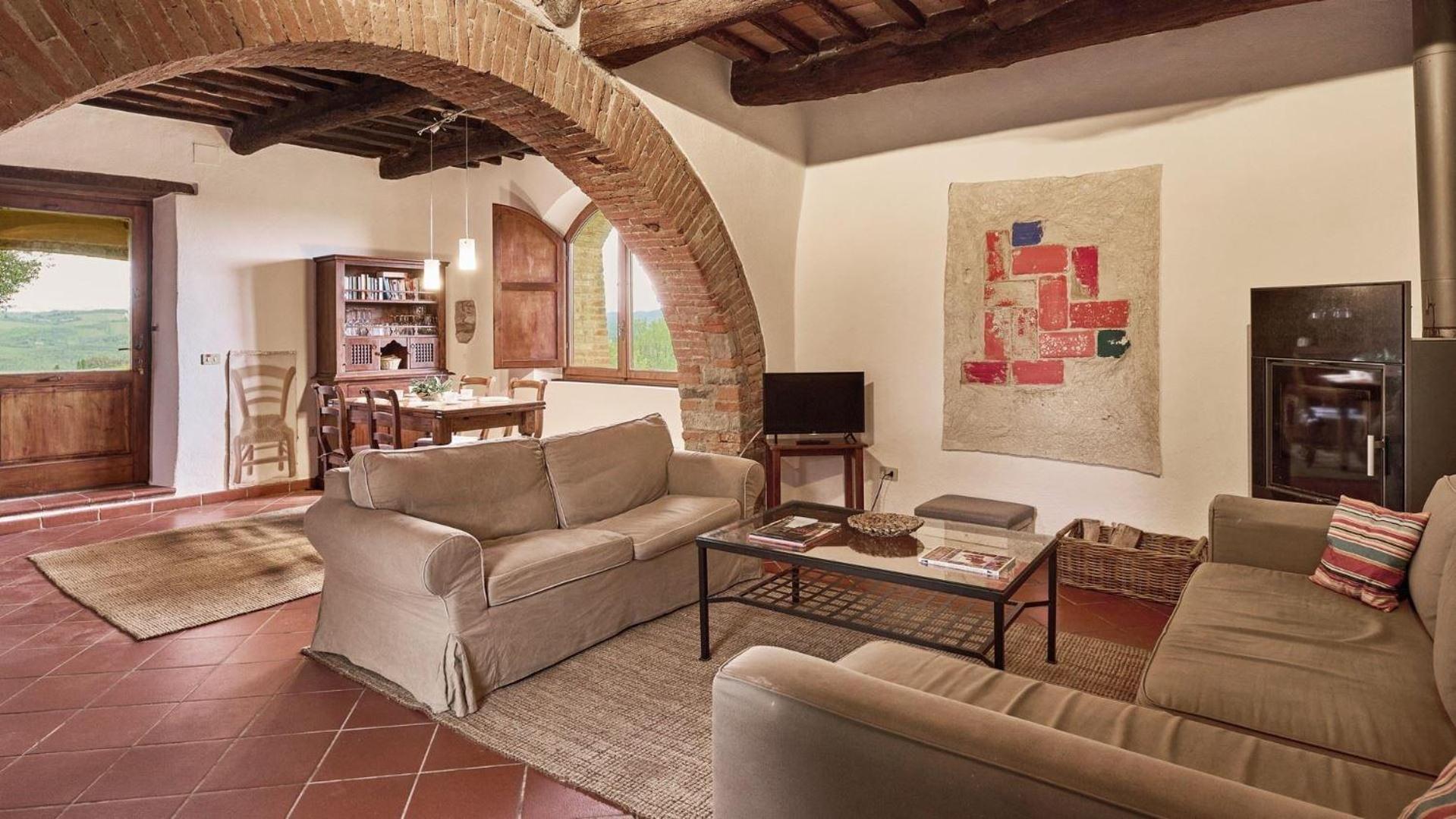 Villa Poggiarello Castelnuovo Berardenga Eksteriør billede