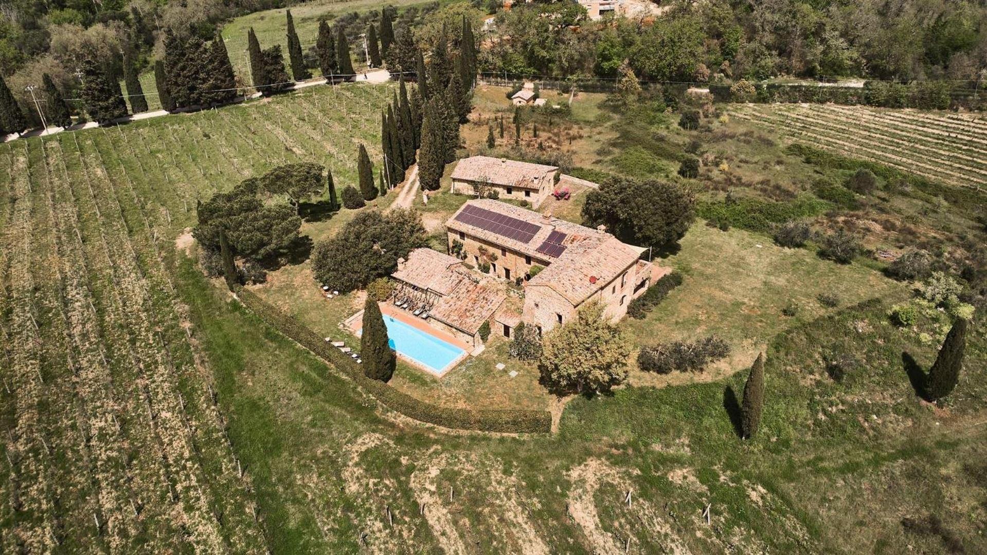 Villa Poggiarello Castelnuovo Berardenga Eksteriør billede