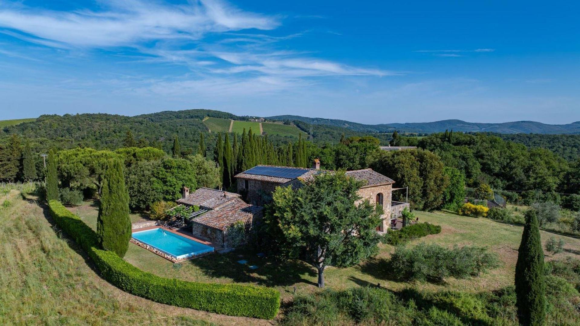 Villa Poggiarello Castelnuovo Berardenga Eksteriør billede