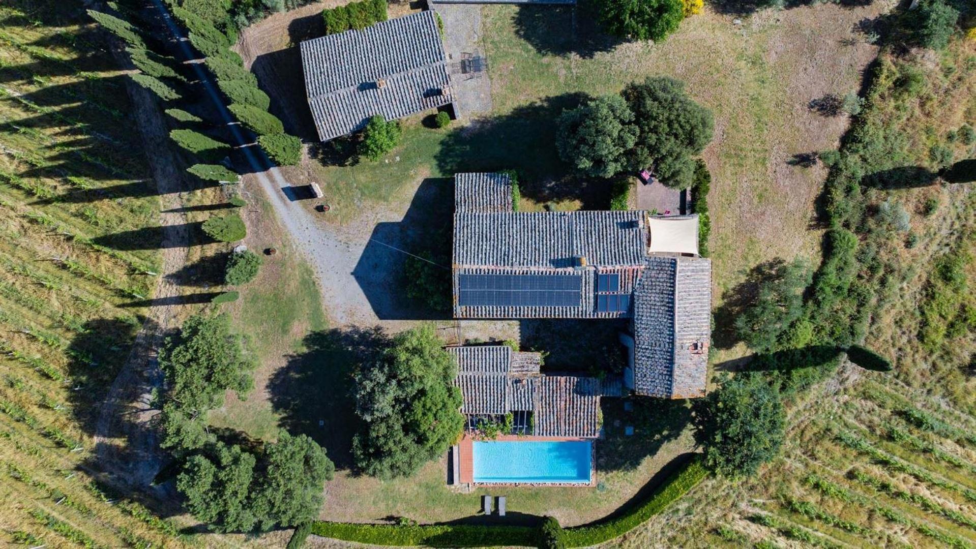 Villa Poggiarello Castelnuovo Berardenga Eksteriør billede